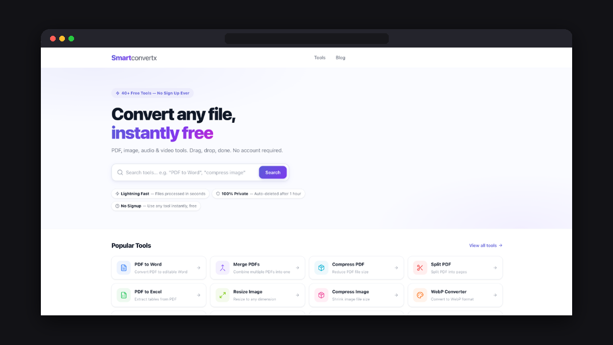 Smartconvertx File Converter